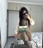 CAHOE KULLO包包女包2025年新款輕奢侈單肩包女士斜挎包七夕情人節(jié)禮物送女友 綠配白-CK生日禮物送女友 實用走心高級感禮盒裝 曬單實拍圖