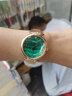 卡羅萊（CALUOLA）女士手表女款全自動(dòng)機械表小綠表鑲鉆女生生日禮物送女友 孔雀綠CA1259ML 曬單實(shí)拍圖