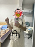 CAEISL & KCIEL小&ck2025新款女包小眾原創(chuàng)設(shè)計(jì)高級(jí)感黑白印花波士頓枕頭包 黑白色 曬單實(shí)拍圖