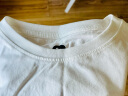 MQD男女童短袖T恤纯棉夏季新款中大儿童拼接洋气 宝蓝 130cm 实拍图