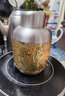 皇家雪蘭莪錦繡東南風(fēng)茶葉罐 馬來西亞進(jìn)口純手工錫器茶罐  014454E茶罐鍍金（大） 曬單實(shí)拍圖