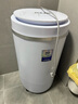 奧克斯（AUX）脫水機(jī)家用大容量不銹鋼甩干機(jī)甩干桶 小型宿舍公寓出租房單脫水甩干迷你脫水桶大家電器 10斤鋼桶款【不銹鋼桶一鍵啟動(dòng)平穩(wěn)運(yùn)作干至九成】 曬單實(shí)拍圖