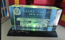 赤槿定制水晶雷達車(chē)模型擺件通訊兵退伍人的軍紀念品定制3D內雕退役 中號+145mm長(cháng)黑水晶底座 有空標 曬單實(shí)拍圖