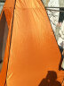 kolily折叠保温洗澡浴罩浴帐家用冬季成人用加厚保暖淋浴帘帐篷神器 橙色-三窗免安装1.5*1.5*高1.9m 实拍图