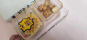 佳億廚連日式錘紋四方碗描金玻璃碗水果小食甜品碗透明點心碗麥片早餐碗 描金四方波粼碗9個 曬單實拍圖