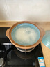 康特耐（KTN）砂鍋耐高溫陶瓷湯煲可干燒煲仔飯淺寬口沙鍋魚頭燃?xì)庠罴矣盟{(lán)紫玉 ZY9 1.8L（適用4-6人） 1.8L 曬單實(shí)拍圖