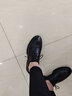 KGV男鞋布洛克雕花皮鞋商務(wù)休閑英倫風(fēng)工裝鞋婚鞋男士韓版厚底系帶 黑色 39 【皮鞋尺碼】 曬單實(shí)拍圖