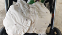 凡獵女童棉服馬甲秋冬洋氣寶寶馬夾兒童夾棉加絨背心嬰兒外穿坎肩 M7333米白色 80 曬單實(shí)拍圖