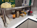 愛美穗不銹鋼立架兩三層廚房奶茶店臺上架冰柜臺面架工作臺面層架置物架 加厚長120寬30高40單層 (單層臺上架) 曬單實拍圖