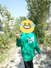 小豬托尼男童衛衣秋裝兒童圓領(lǐng)衛衣胖童運動(dòng)衛衣青少年休閑款寬松大碼 卡通字母衛衣綠 170 合適165-170身高，130-150斤 曬單實(shí)拍圖