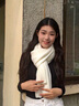 慕瓊（MUQIONG）純色圍巾女冬季2024新款百搭加厚保暖加長(cháng)針織毛線(xiàn)軟糯圍脖男冬天米色[升級版加大加密軟糯]純色 曬單實(shí)拍圖