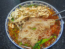 秦宗 陜西涼皮搟面皮方便速食西安小吃美食帶調料包多種口味地道美味 280g*4袋【香辣味】 曬單實拍圖
