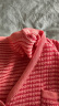俞兆林粉色针织T恤女2023年夏季新款小香风V领开衫韩版甜美百搭显瘦上衣 粉色 M  建议100-115斤 晒单实拍图