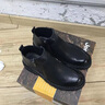Jeep吉普短靴男新品頭層牛皮復古防滑切爾西靴休閑舒適軟底馬丁靴子男 暗棕(皮鞋碼) 41 曬單實(shí)拍圖