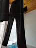 高紳風(fēng)度（GOSERFONDO）西服女商務(wù)修身正裝新款職業(yè)裝西裝時(shí)尚氣質(zhì)面試工裝工作服 黑色西裝+西褲 M 曬單實(shí)拍圖