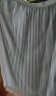 班尼路半身裙女时尚气质网纱不规则修身双层薄款松紧腰纯色百搭百褶裙 E19 S 实拍图