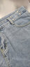 愛(ài)圖榮夏季2021新款韓chic高腰顯瘦牛仔五分褲女學(xué)生百搭闊腿短褲潮 領(lǐng)697淺藍色(腰圍可調節) 2XL【建議135-150斤】 曬單實(shí)拍圖