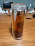清水（SHIMIZU） 雙層玻璃杯茶水分離防燙辦公車(chē)載水杯帶濾網(wǎng)泡茶杯可定制SM-8021 SM-8021- 032 260ml 曬單實(shí)拍圖