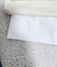無印良品（MUJI） 聚酯纖維 抓絨 便攜圍巾 圍脖 DD0ILA3A 象牙色 20*100cm 曬單實(shí)拍圖
