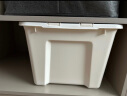 禧天龙（Citylong）塑料衣物收纳箱玩具整理箱49L 白色 1个装 不带轮 实拍图