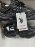 美國馬球協(xié)會(huì )（U.S.POLO ASSN.）休閑老爹鞋男2025新款男鞋春秋透氣運動(dòng)鞋男潮流百搭增高休閑鞋男 黑色 42 標準運動(dòng)鞋碼- 曬單實(shí)拍圖