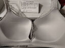 安朵安朵蕾絲小胸聚攏無(wú)鋼圈文胸女性感上托內衣 灰色GRY 75B 曬單實(shí)拍圖