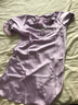 MOXTOC性感睡衣女士冰絲睡裙V領(lǐng)薄款蕾絲寬松顯瘦仿真絲家居服可外穿 淺紫色 L (建議100-120斤) 曬單實(shí)拍圖