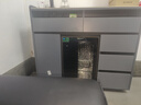 美洛歡餐邊柜一體靠墻柜子帶燒水壺櫥碗柜巖板咖啡茶水儲物柜櫥柜 120cm灰餐邊柜帶燒水壺+消毒碗柜 曬單實(shí)拍圖