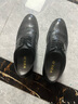 VOLO犀牛內增高皮鞋男士商務(wù)西裝皮鞋新款透氣真皮德比鞋新郎婚鞋 黑色 系帶 小牛皮【王耀慶同款】 41 曬單實(shí)拍圖