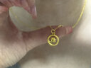 中國(guó)黃金（CHINA GOLD）足金虎喵爪可愛(ài)黃金吊墜不含鏈送女朋友老婆生日七夕情人節(jié)禮物 單吊墜凈金重約1.3g 曬單實(shí)拍圖