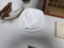 瓷秀源白色盤(pán)子骨瓷餐具家用創(chuàng  )意四角沙拉盤(pán)家用不規則菜盤(pán)餐廳商用碟子 純白四方碗2個(gè) 9英寸 曬單實(shí)拍圖
