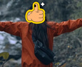 JEEP SPIRIT山系戶外機(jī)能防水沖鋒衣女2024春季新款徒步旅防風(fēng)行三合一登山服 橘色【外殼+內(nèi)膽】 L 曬單實(shí)拍圖