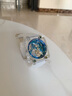 愛(ài)勒 AGELOCER【限量款】全透明藍寶石陀飛輪高端男士機械手表送男友新年禮物 9204S11-透明藍-藍寶石表殼 曬單實(shí)拍圖