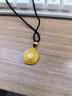 怡萊寶999足金八寶羅盤黃金吊墜女古法金項(xiàng)鏈掛繩男福牌傳承金首飾禮物 八寶羅盤吊墜+1金珠 約4g 曬單實(shí)拍圖