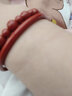 水晶女神 朱砂手鐲女款真品 本命年平安鐲 紅色心經(jīng)玉鐲 小細(xì)條鐲子 細(xì)鐲圓鐲 【朱砂心經(jīng)手鐲】 58到59mm 曬單實拍圖