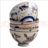 貝湯德日本碗櫻桃飯碗日式陶瓷家用個(gè)性創(chuàng)意復(fù)古網(wǎng)紅洋瓷碗小碗套裝餐具 五只無(wú)禮盒 曬單實(shí)拍圖