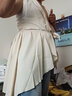 恒源祥輕奢高端時(shí)尚連衣裙女夏季2025新款名媛氣質(zhì)女神范收腰顯瘦洋 杏色 M 【建議90-108斤】 曬單實(shí)拍圖
