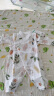 全棉时代纯棉新生婴儿连体衣服新款抗菌纱布宝宝春夏满月服和袍 伊恩植物园【四季款】 59/44（0-3个月） 实拍图