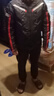 魔鬼競賽（GHOST RACING）摩托車(chē)騎行服套裝四季通用男防風(fēng)透氣防摔機車(chē)服夾克摩托車(chē)賽車(chē)服 黑色上衣（升級防水款） 2XL 曬單實(shí)拍圖