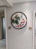 赤傲超刺繡裝飾畫玄關(guān)畫茶室中式國(guó)風(fēng)新款非遺風(fēng)景水墨風(fēng)蘇繡80圓形掛畫 蘇繡·連年有余 【上門安裝】直徑80*80cm 木框+透紗刺繡+有機(jī)玻璃+安裝包 曬單實(shí)拍圖