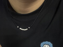 尹木夕999純銀項鏈男生設計感小眾新中式七夕情人節禮物男士竹節吊墜 999項鏈【配質(zhì)檢證書(shū)】L2457 曬單實(shí)拍圖