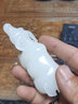 天下玉家 天然白玉石生肖牛把件隨身裝飾掛件立體本命年創(chuàng)意禮品禮盒裝 白玉 曬單實(shí)拍圖