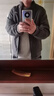 JEEP吉普夾克男士外套秋冬款男裝衣服立領(lǐng)寬松雙面穿青中年商務(wù)茄克衫 深灰加棉款（升級版） 5XL （建議190-210斤） 曬單實(shí)拍圖