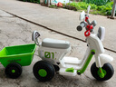 卡卡曼兒童電動(dòng)車(chē)摩托車(chē)1-3歲寶寶3-6歲小孩三輪車(chē)可坐大人遙控玩具汽車(chē) 豪華白【雙驅動(dòng)+藍牙遙控+拖斗】 1-7歲兒童玩具車(chē)生日周歲禮物 曬單實(shí)拍圖