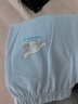 Hello Kitty女童內衣套裝秋季兒童睡衣大童家居服親子秋衣秋褲 G044藍色 150  曬單實(shí)拍圖