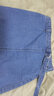 顏域女裝新品不規則A字高腰牛仔裙短款流蘇半身裙夏裝新款女10S8356 深藍 M 曬單實(shí)拍圖