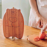 樹(shù)可小熊迷你抗菌菜板砧板可愛(ài)實(shí)木家用切水果嬰兒輔食粘板小案板 （小號）可立小熊砧板 曬單實(shí)拍圖