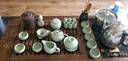 金鑲玉整套茶具家用喝茶雞翅木茶盤(pán)白瓷茶壺全自動(dòng)上水電熱爐 雞翅白瓷 曬單實(shí)拍圖