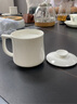國濤骨瓷月牙杯過(guò)濾茶杯綠茶杯家用水杯泡茶杯陶瓷白瓷辦公杯定制logo 月牙杯（簡(jiǎn)裝） 曬單實(shí)拍圖