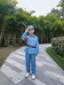 洛之潮兒童紅軍演出服小紅軍衣服八路軍新四軍紅星閃閃六一六一表演服裝 紅軍女款 120 曬單實(shí)拍圖